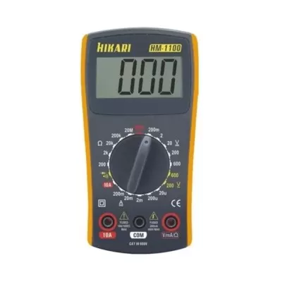 Multímetro Digital Hikari HM-1100 Laranja Novo