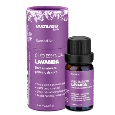 Óleo Essencial De Lavanda Anti-Estresse 10ml Multilser