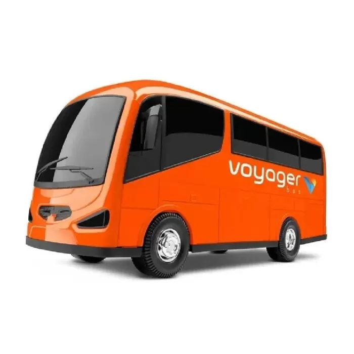 Ônibus De Brinquedo Voyager Laranja Roma Novo