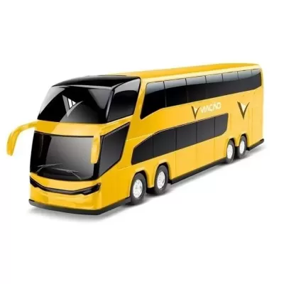 Ônibus de Dois Andares Viação Petroleum Amarelo Roma