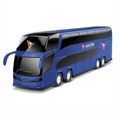 Ônibus de Dois Andares Viação Petroleum Azul Roma