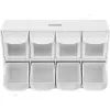 Organizador De Plástico Com 8 Gavetas Branco Vonder Opv 0305