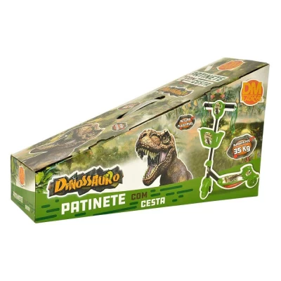 PATINETE INFANTIL DM RADICAL DINOSSAURO COM 3 RODAS