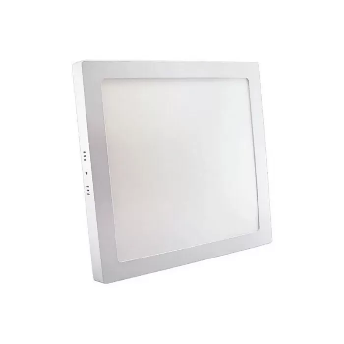 Painel De Led De Sobrepor Quadrado Branco 36W 7000K Cbc Led