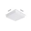 Painel De Led De Sobrepor Quadrado 3w 3000k Branco Galaxy