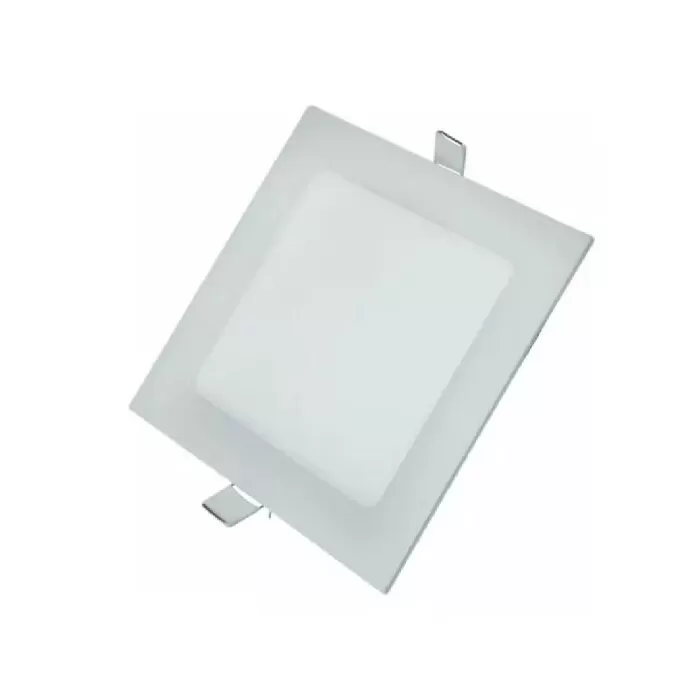 Painel De Led Embutir Ecoled Slim Quadrado Branco 18w 4000k