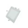 Painel De Led Embutir Ecoled Slim Quadrado Branco 18w 4000k