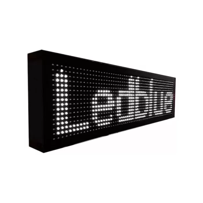 Painel De Led Letreiro Digital Branco 70 x 20Cm Novo