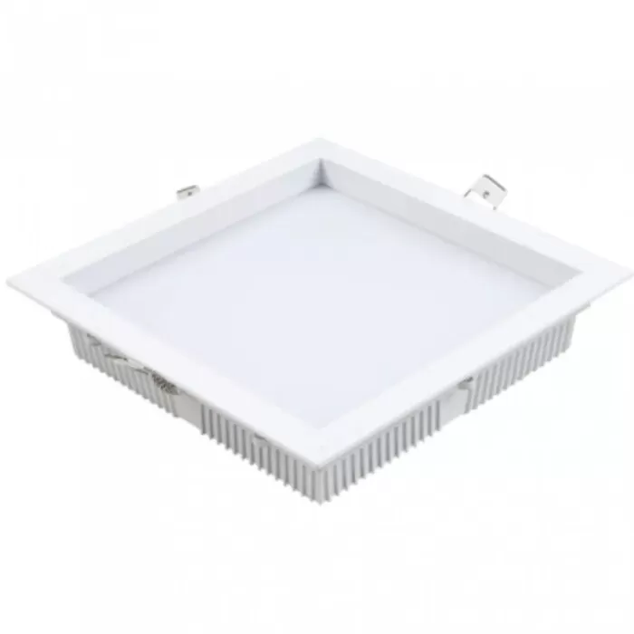 Painel Led Quadrado Recuado Deep 24W 3000K Nordecor Branco