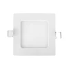 Painel Led Embutir 6W 3000K Quadrado Cor Branco Bivolt Sm