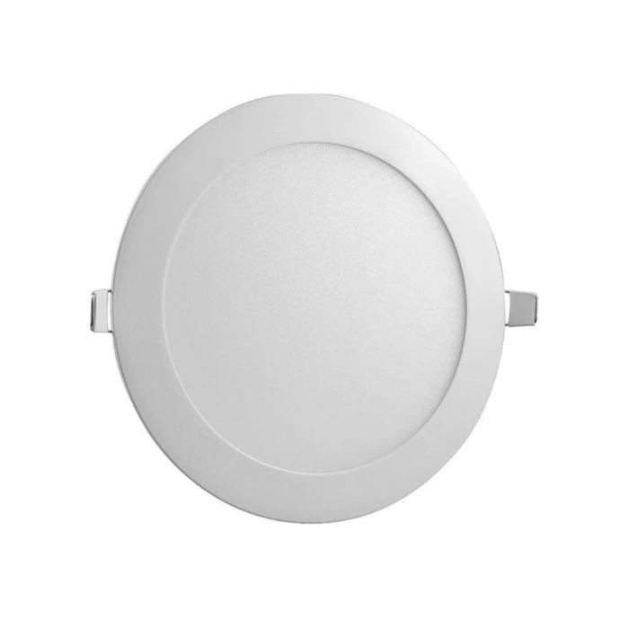 Painel Led Embutir Redondo 12W 6000K Branco Fn-093