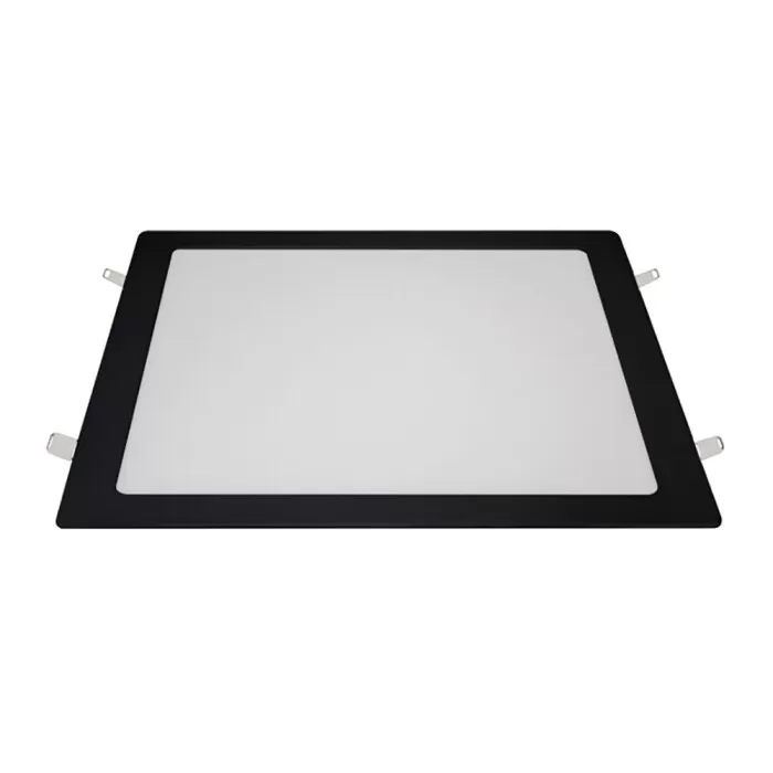 Painel Led Plafon Embutir Quadrado Cor Preto 24W 6500K Novo