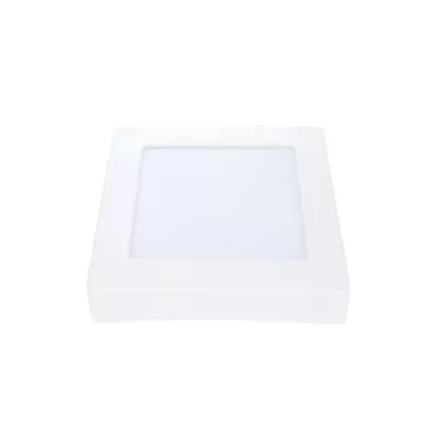 Painel Led Pop De Sobrepor Quadrado Branco 12W 6500K Avan