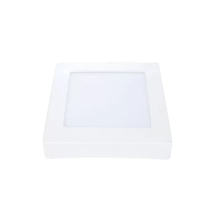 Painel Led Pop De Sobrepor Quadrado Branco 12W 6500K Avan