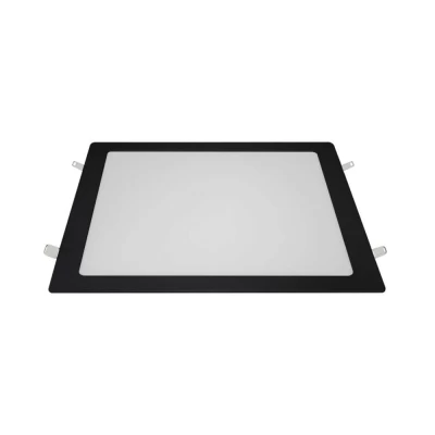 Painel Led Quadrado Embutir 24w 3.000k Preto Bivolt Blumenau