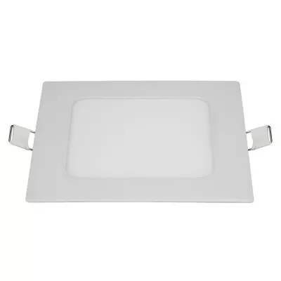 Painel Para Embutir De Led Quadrado 6W 3000K Cor Branco