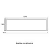 Painel Slim LED Embutir 1220x310mm Bivolt 40W 6500K - Branco