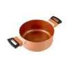 Panela Maxchef Tampa De Vidro 18Cm Bronze Novo