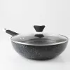 Panela Wok Stonechef Antiaderente 28x8cm Preto