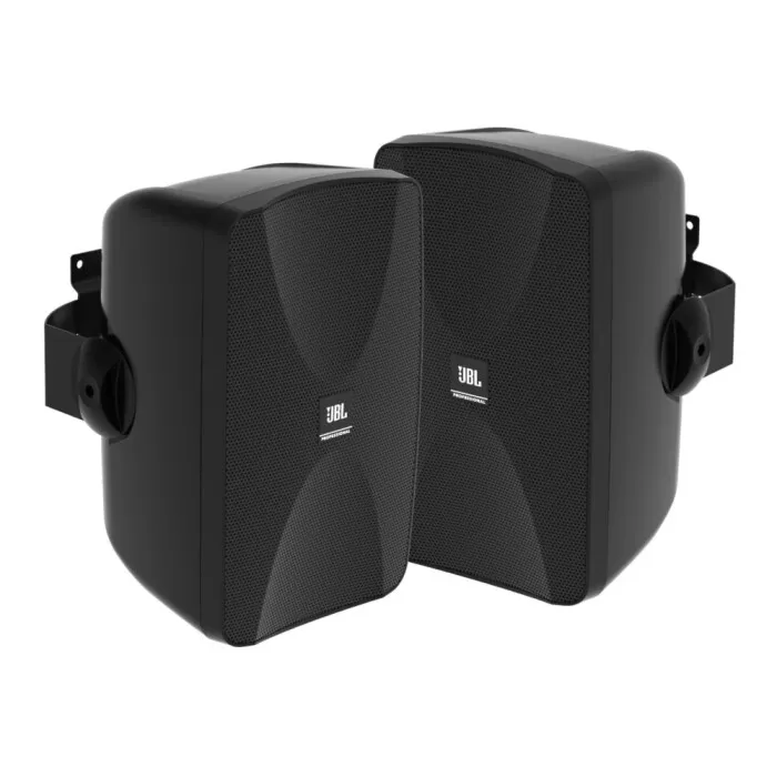 Par De Caixas De Som Jbl Control Sa-5 Pro Preto Novo