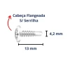 Parafuso Flangelado Phillips Ponta Broca 4,2X13