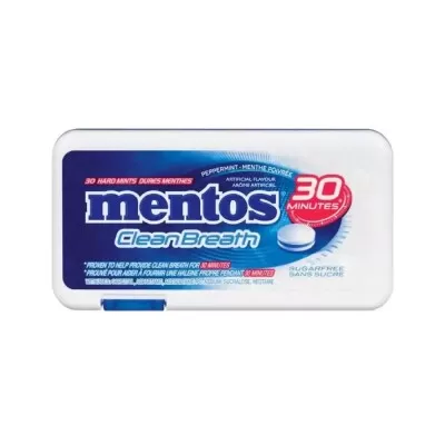 Pastilha Mentos Sabor Menta Clearbreath 21g