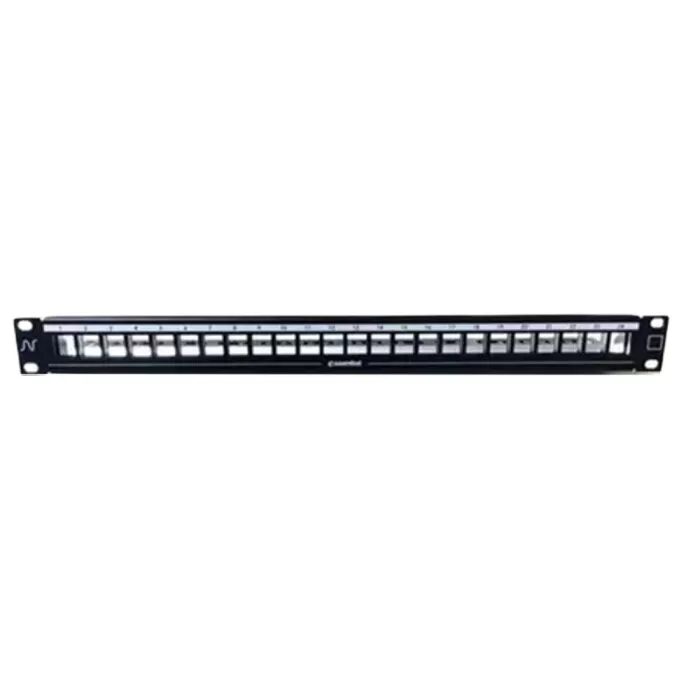 Patch Panel Cat6 24 Portas Pcb Ret 1U C/G Nexans Novo