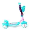 Patinete Infantil Led Aventura Rosa 1575 Novo