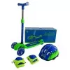 Patinete Infantil Radikale Sport Verde Azul Unitoys Novo