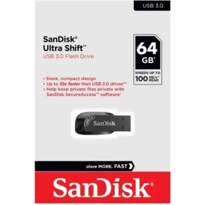 PEDRIVE SANDISK 64GB ULTRA SH 3.0 SDCZ410-064G-G46