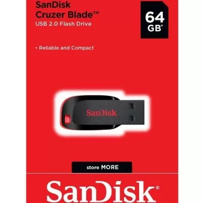 PENDRIVE SANDISK CRUZER BLADE 64GB 2.0