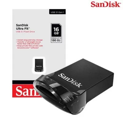PENDRIVE SANDISK CRUZER FIT ULTRA 16GB SDCZ430-016G-G46