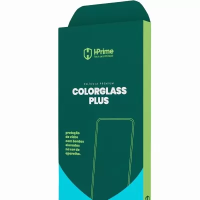 Películ Colorglass Plus Preto Compatível Com Iphone 15 Pro