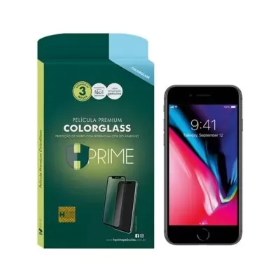 Película Colorglass Compatível Com Iphone 7 / 8 SE 2020