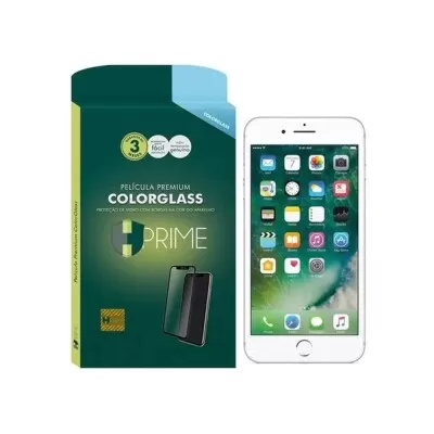 Película Colorglass Compatível Com Iphone 7 Plus / 8 Plus Novo