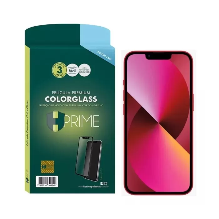 Película Colorglass Plus Preto Compatível Iphone 14 Pro Max