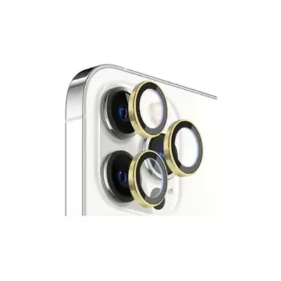 Película De Câmera Dourado Compatível Iphone 14 Pro / Pro Max