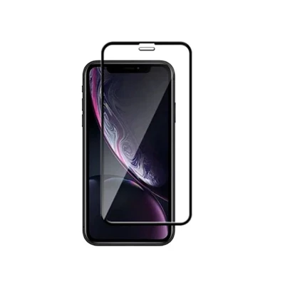 Película De Vidro 3d Preta Compatível Com Iphone XR/11