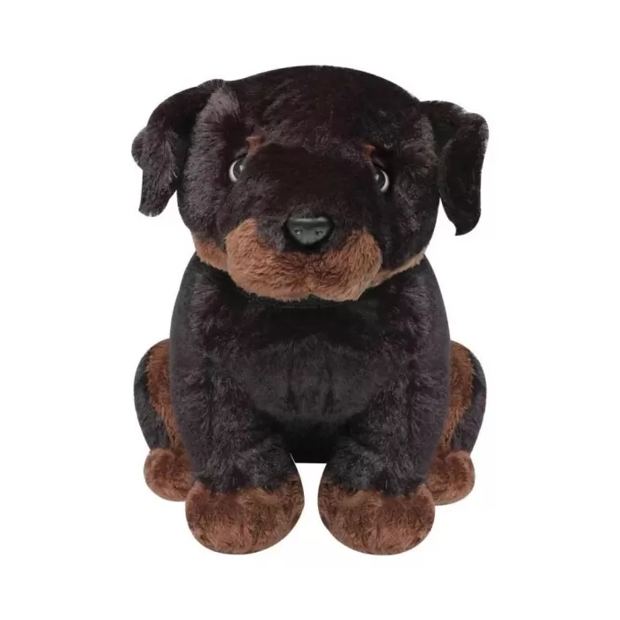 Pelúcia Cachorrinho Mini Rottweiller 25cm Lovely Toys