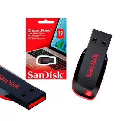 Pen Drive Sandisk Cruzer Blade USB 2.0 32GB