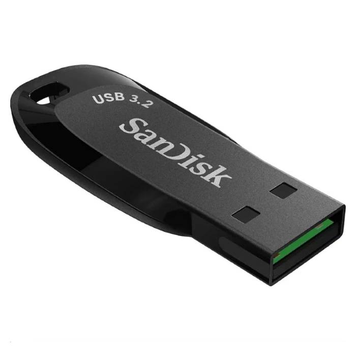 Pen Drive Sandisk Ultra Shift 256Gb 3.2 100Mb/s Cor Preto