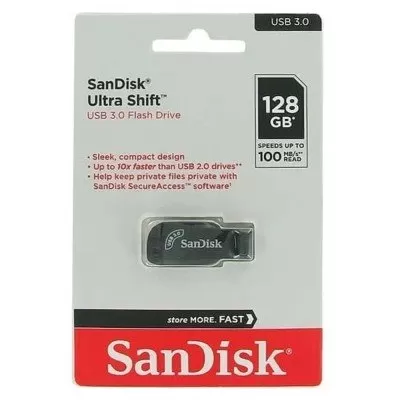 PenDrive Sandisk Ultra Shift Usb 3.0 Flash Drive 128Gb
