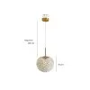 Pendente De Led Gastula 5w 3000K 1xG9 Cor Dourado Astraled