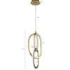 Pendente De Led Zena Ori 79W 3000K Ouro Champagne Nordecor