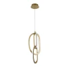 Pendente De Led Zena Ori 79W 3000K Ouro Champagne Nordecor