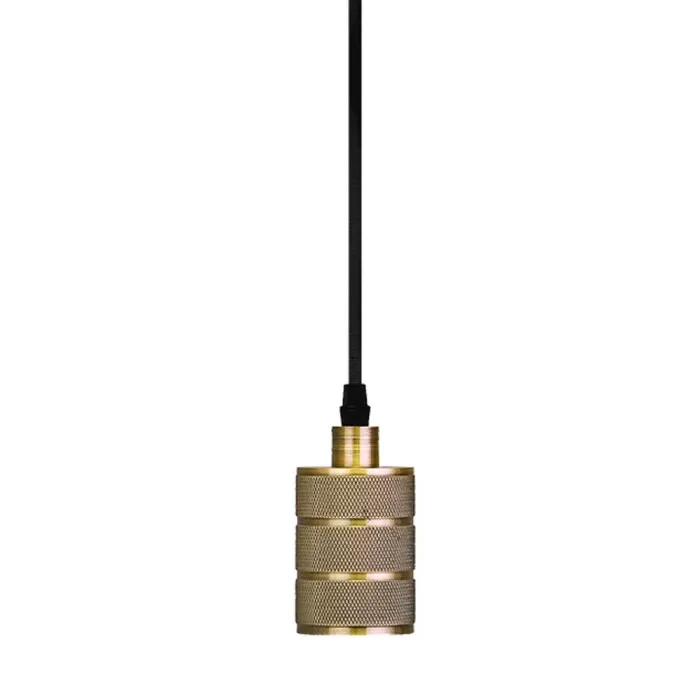 Pendente Dot Metal Rock Ouro 1XE27 Taschibra Novo