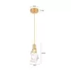 Pendente Eani Mr11 E Gui10 Ouro Fosco Bivolt Nordecor