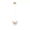 Pendente Led Goud 4W 3000K Dourado 2415 Nordecor Novo