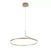 Pendente Led Zier Redondo Dourado Fosco 60CM - 28W  3000K