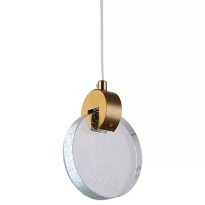 Pendente Lustre Sand Led 3W 3000K Bivolt Dourado Skylight